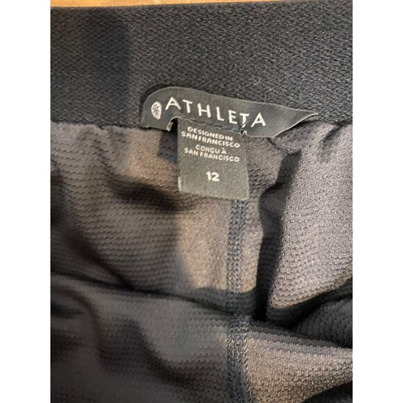Athleta Black Vienna Cargo Skort Skirt Mini Length Women's Size 12 GUC - Picture 4 of 4